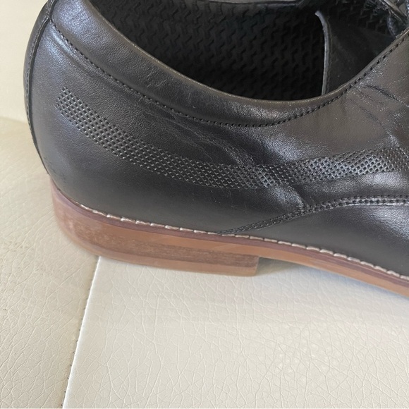 Carlo Morandi men’s Leather Lace-Up Shoes Oxford black Men\'s 13